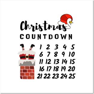 Christmas Count Down. Holiday Vibes, Celebrate Xmas Posters and Art